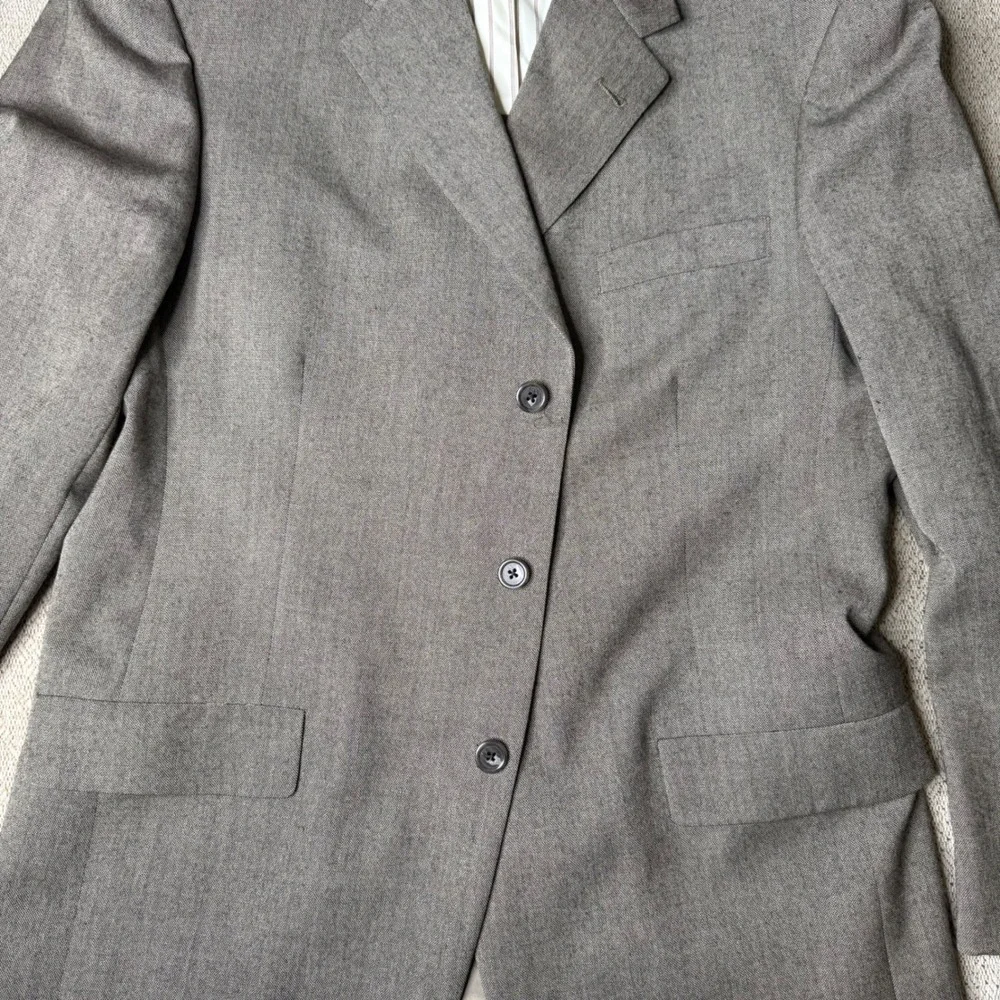 Tommy Hilfiger Blazer Sport‎ Coat Herringbone Classic Fit Made in USA 44L
